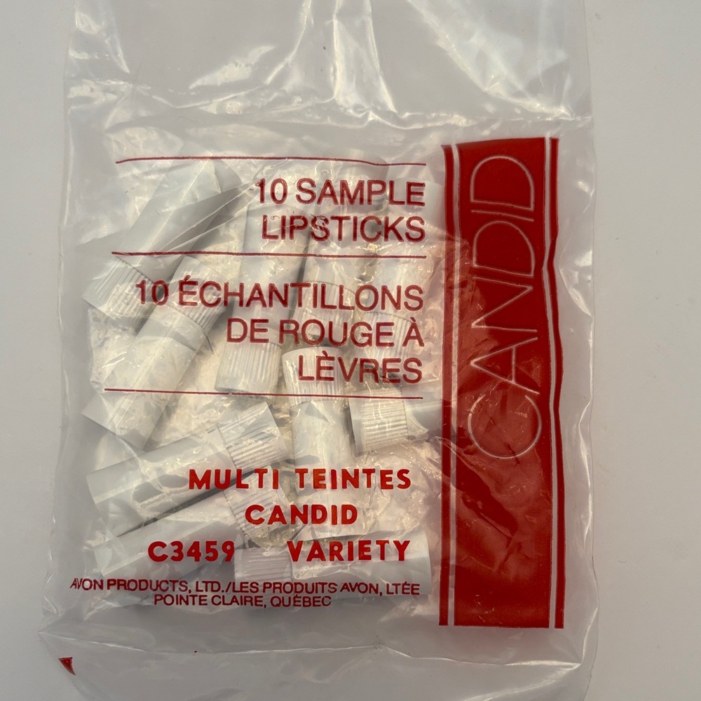 VTG Avon Candid Variety Lipstick Samples NIP